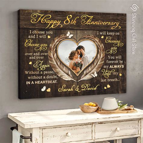8 year anniversary gift for him nearby